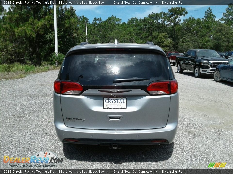 2018 Chrysler Pacifica Touring L Plus Billet Silver Metallic / Black/Alloy Photo #4