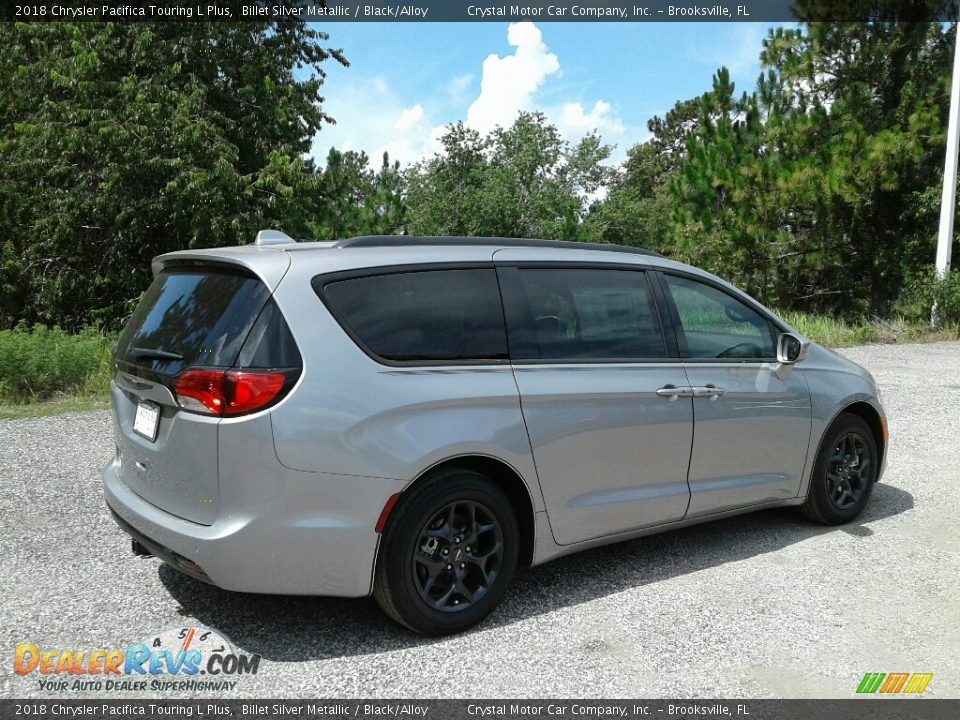 2018 Chrysler Pacifica Touring L Plus Billet Silver Metallic / Black/Alloy Photo #5