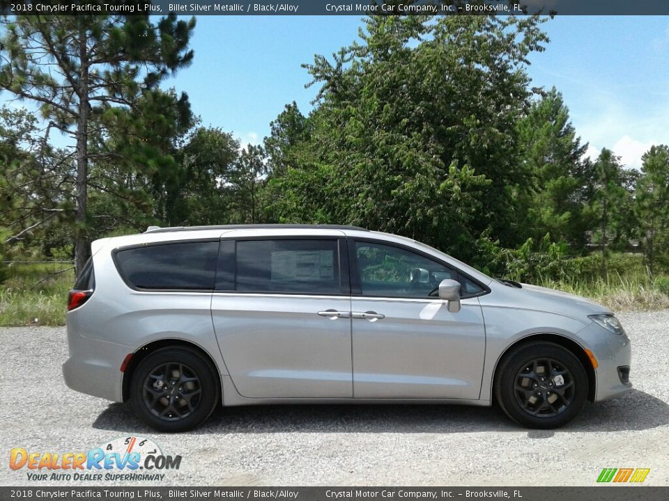 2018 Chrysler Pacifica Touring L Plus Billet Silver Metallic / Black/Alloy Photo #6