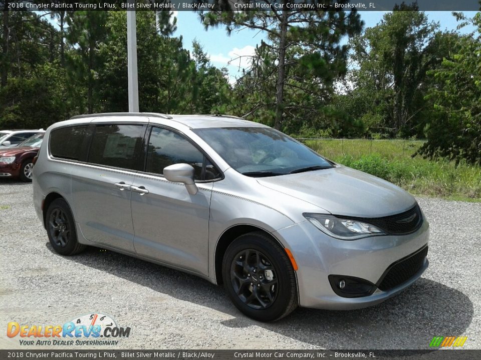 2018 Chrysler Pacifica Touring L Plus Billet Silver Metallic / Black/Alloy Photo #7