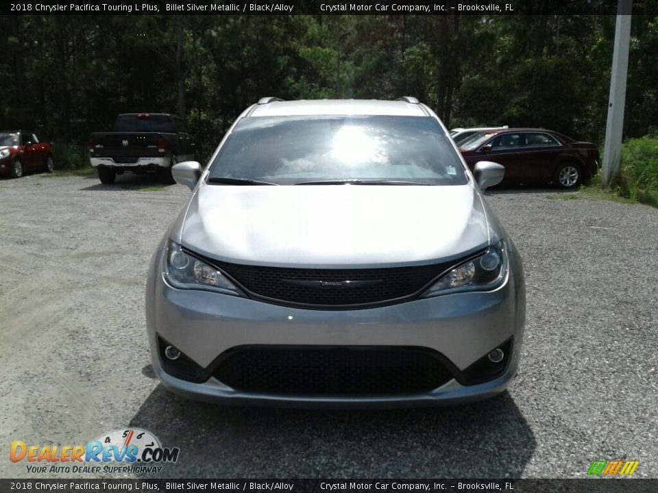 2018 Chrysler Pacifica Touring L Plus Billet Silver Metallic / Black/Alloy Photo #8