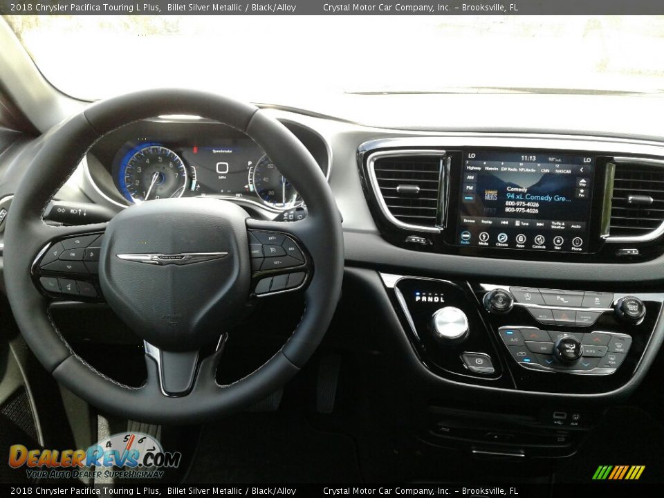 2018 Chrysler Pacifica Touring L Plus Billet Silver Metallic / Black/Alloy Photo #13
