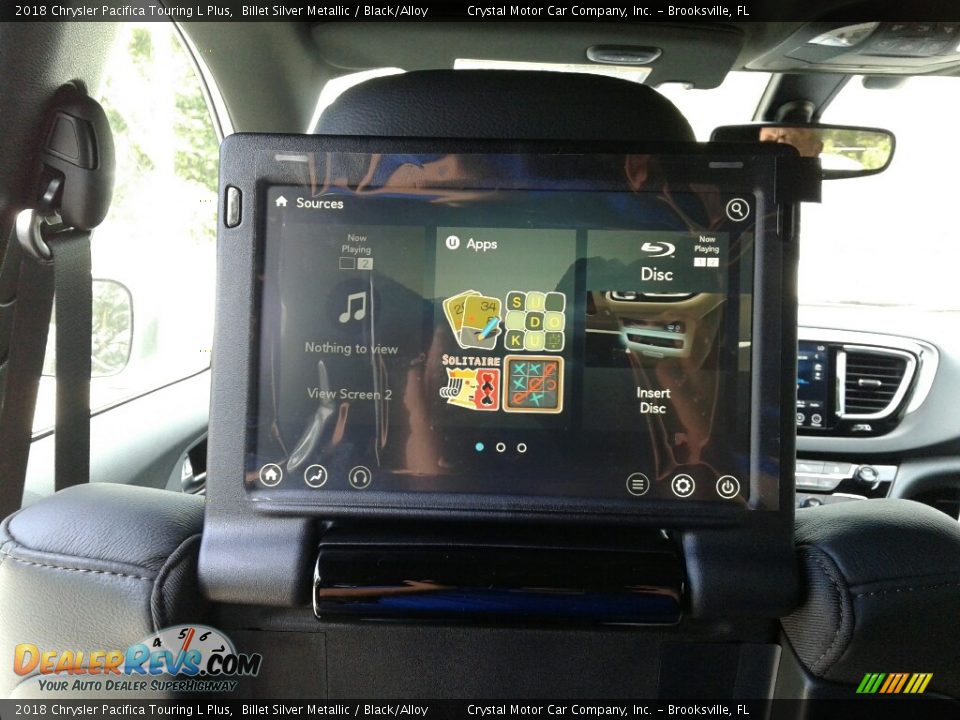2018 Chrysler Pacifica Touring L Plus Billet Silver Metallic / Black/Alloy Photo #17
