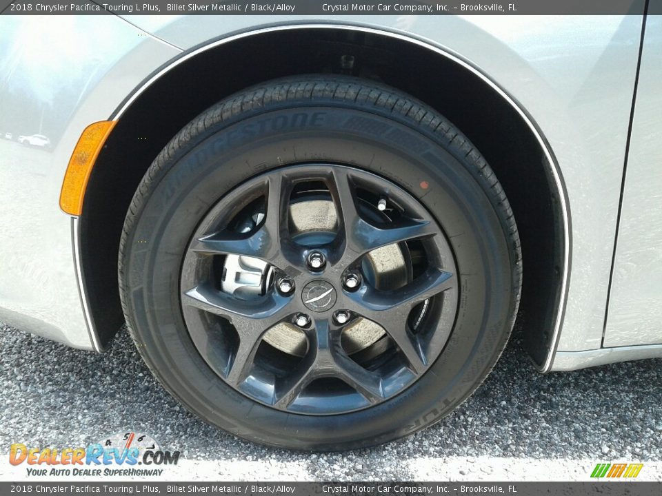 2018 Chrysler Pacifica Touring L Plus Billet Silver Metallic / Black/Alloy Photo #21
