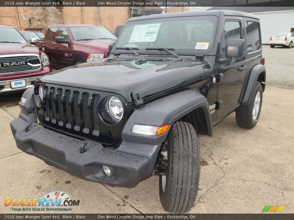 Black 2018 Jeep Wrangler Sport 4x4 Photo #7
