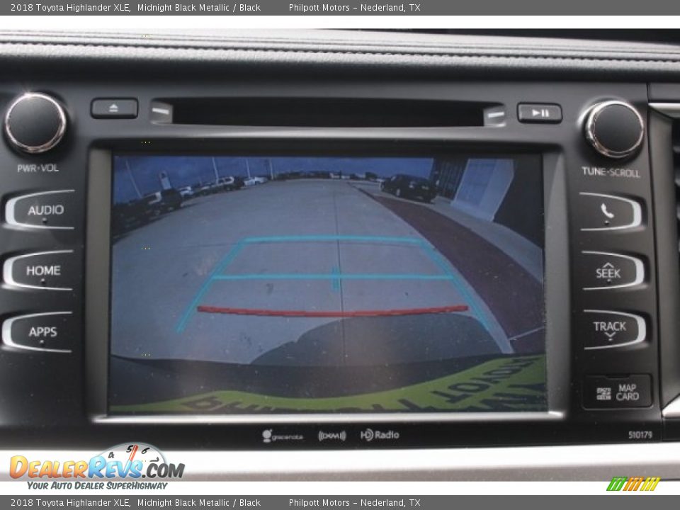 2018 Toyota Highlander XLE Midnight Black Metallic / Black Photo #15