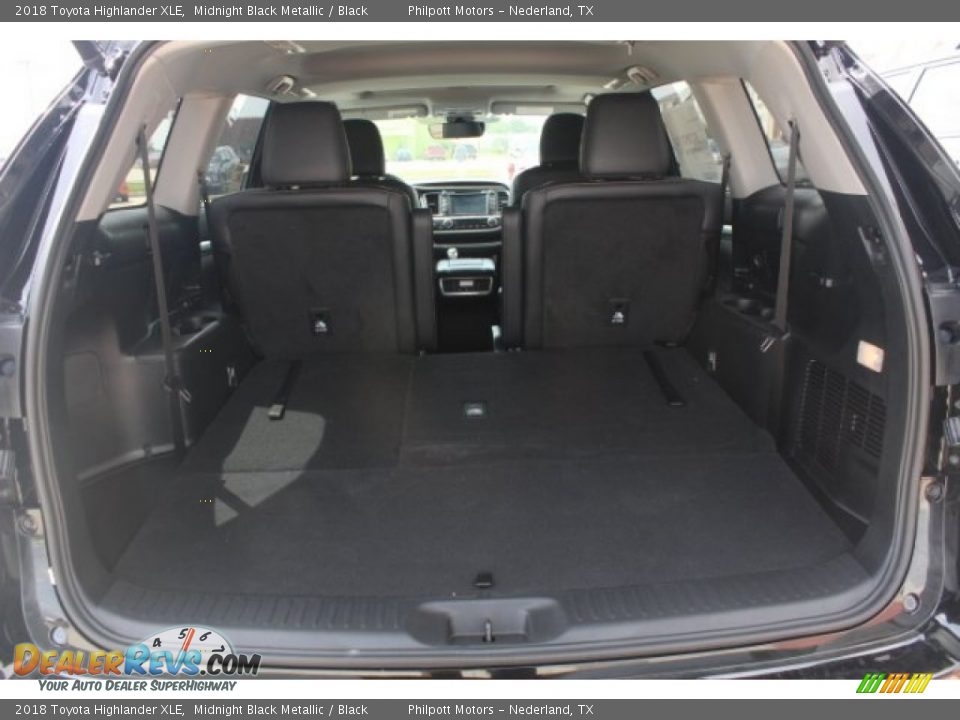 2018 Toyota Highlander XLE Midnight Black Metallic / Black Photo #30