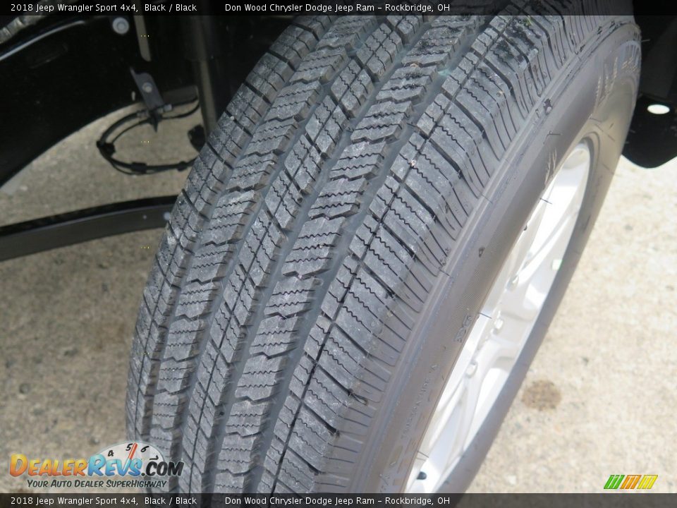 2018 Jeep Wrangler Sport 4x4 Black / Black Photo #22