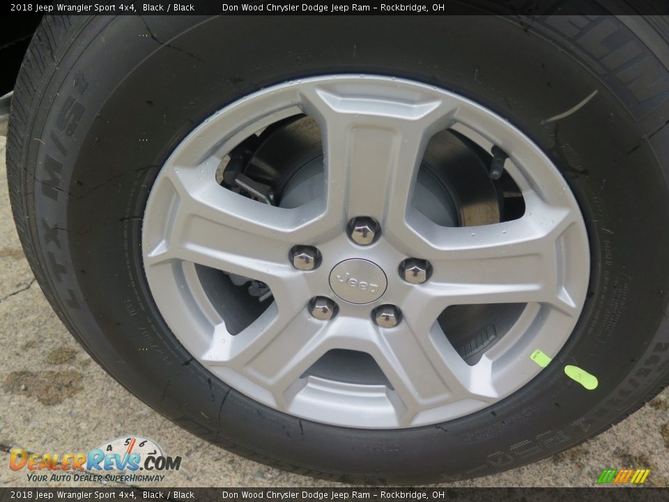 2018 Jeep Wrangler Sport 4x4 Black / Black Photo #24