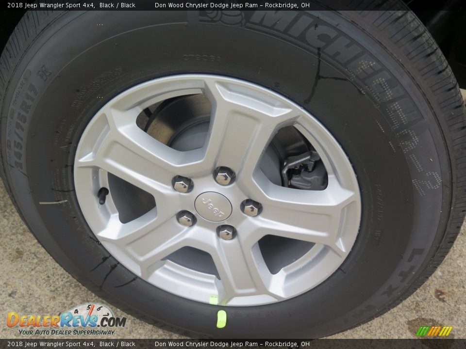 2018 Jeep Wrangler Sport 4x4 Black / Black Photo #25