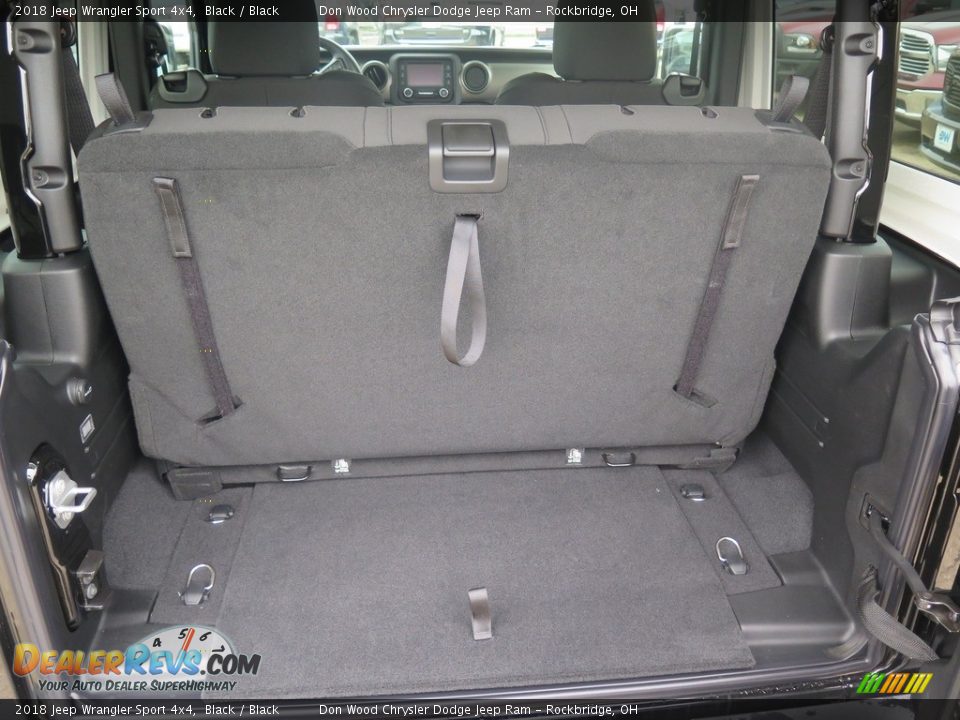 2018 Jeep Wrangler Sport 4x4 Black / Black Photo #29