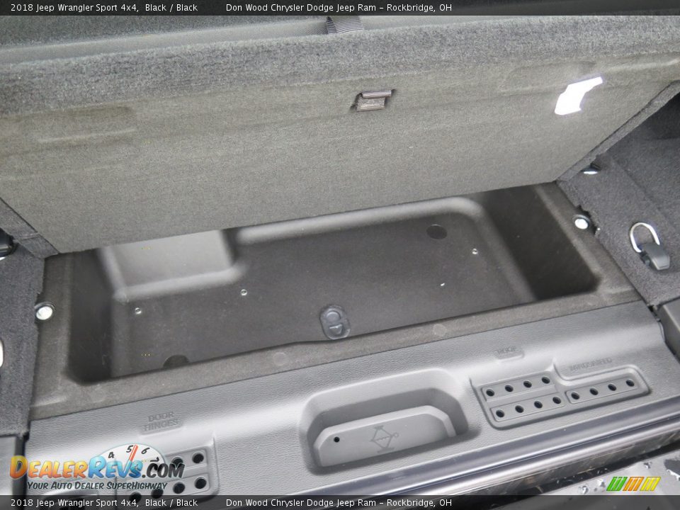 2018 Jeep Wrangler Sport 4x4 Black / Black Photo #31