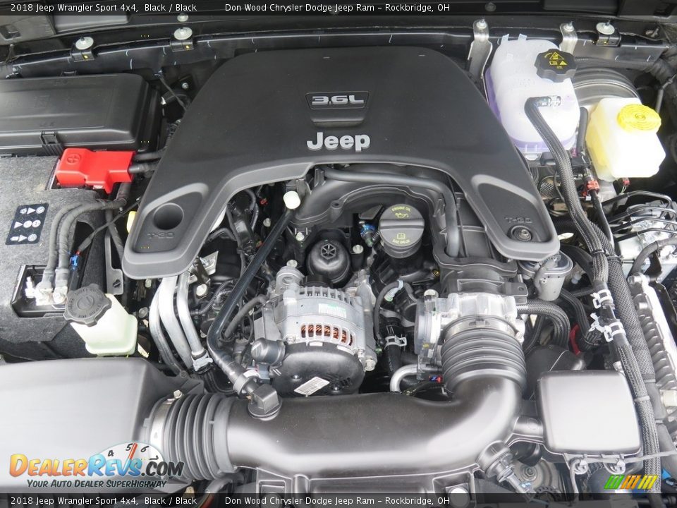 2018 Jeep Wrangler Sport 4x4 3.6 Liter DOHC 24-Valve VVT V6 Engine Photo #32