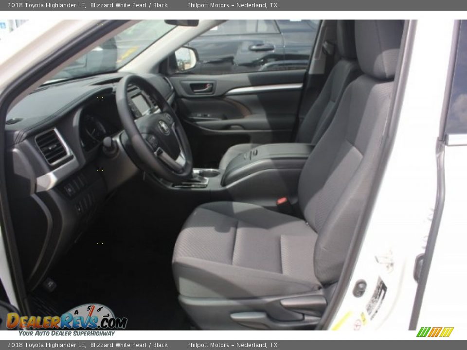 2018 Toyota Highlander LE Blizzard White Pearl / Black Photo #13