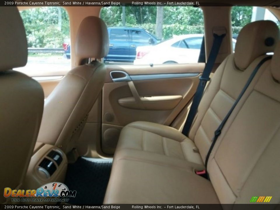 2009 Porsche Cayenne Tiptronic Sand White / Havanna/Sand Beige Photo #6
