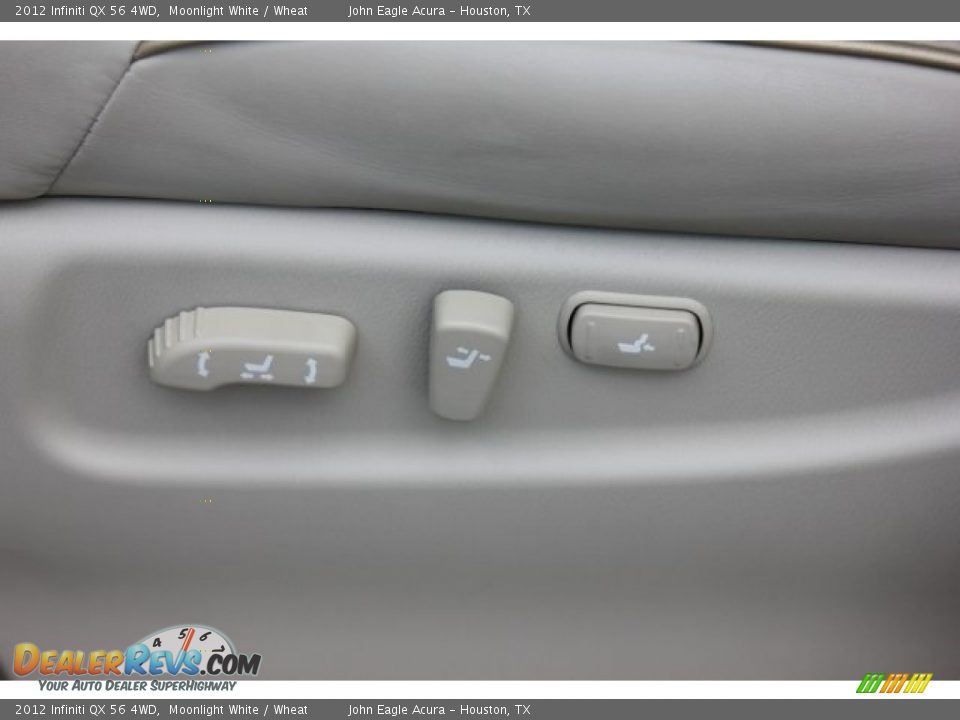 2012 Infiniti QX 56 4WD Moonlight White / Wheat Photo #18