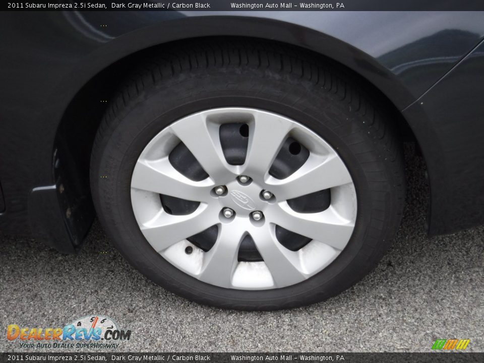2011 Subaru Impreza 2.5i Sedan Dark Gray Metallic / Carbon Black Photo #3
