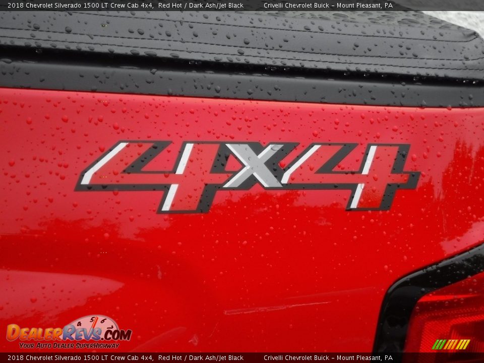2018 Chevrolet Silverado 1500 LT Crew Cab 4x4 Red Hot / Dark Ash/Jet Black Photo #5