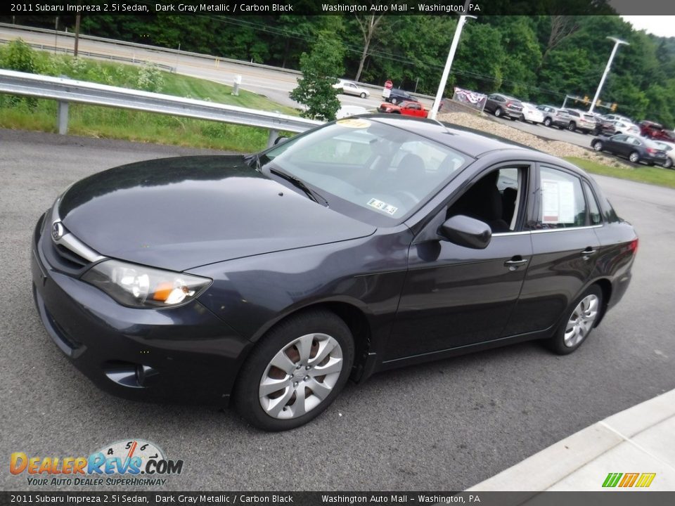 2011 Subaru Impreza 2.5i Sedan Dark Gray Metallic / Carbon Black Photo #5