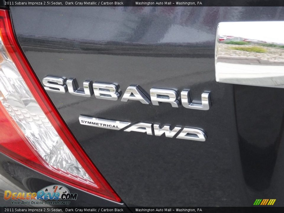 2011 Subaru Impreza 2.5i Sedan Dark Gray Metallic / Carbon Black Photo #9