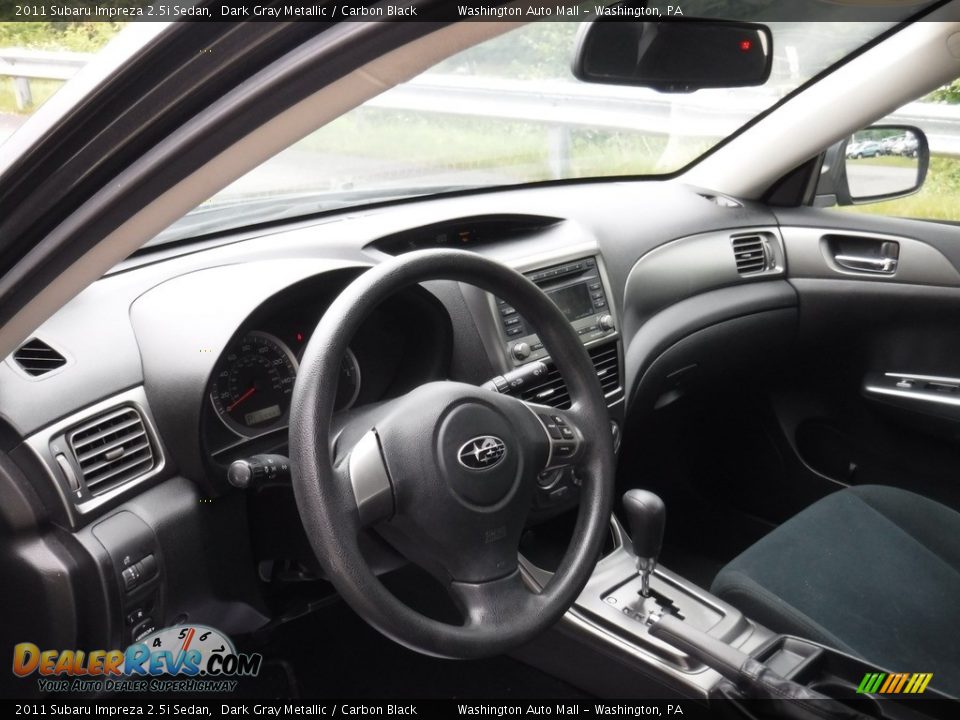 2011 Subaru Impreza 2.5i Sedan Dark Gray Metallic / Carbon Black Photo #10