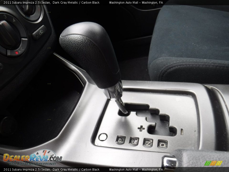 2011 Subaru Impreza 2.5i Sedan Dark Gray Metallic / Carbon Black Photo #14