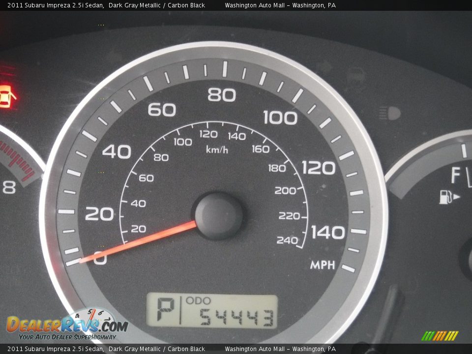 2011 Subaru Impreza 2.5i Sedan Dark Gray Metallic / Carbon Black Photo #20