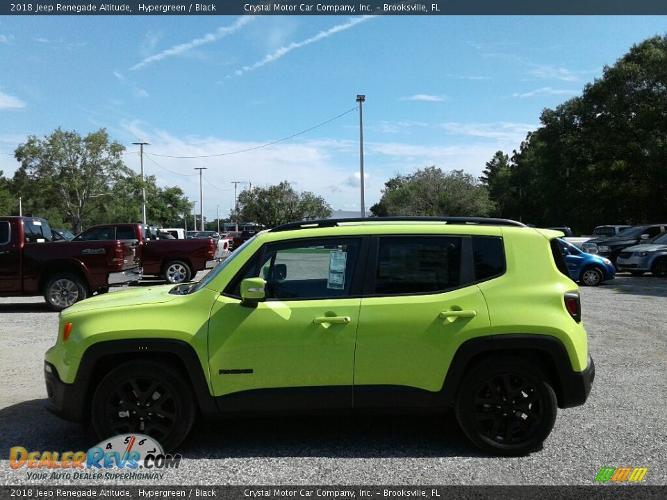 2018 Jeep Renegade Altitude Hypergreen / Black Photo #2
