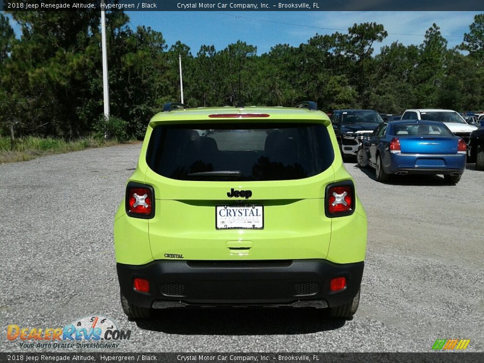 2018 Jeep Renegade Altitude Hypergreen / Black Photo #4