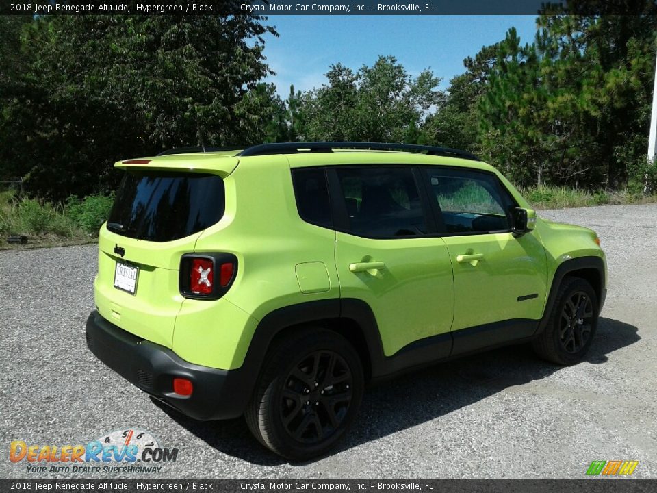 2018 Jeep Renegade Altitude Hypergreen / Black Photo #5