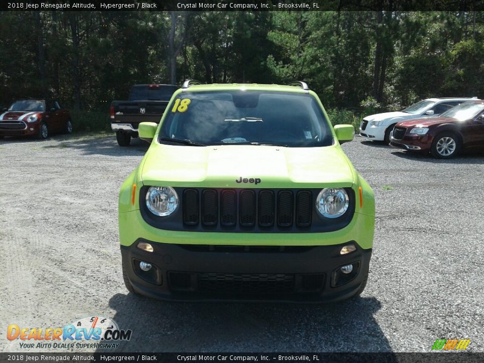 2018 Jeep Renegade Altitude Hypergreen / Black Photo #8