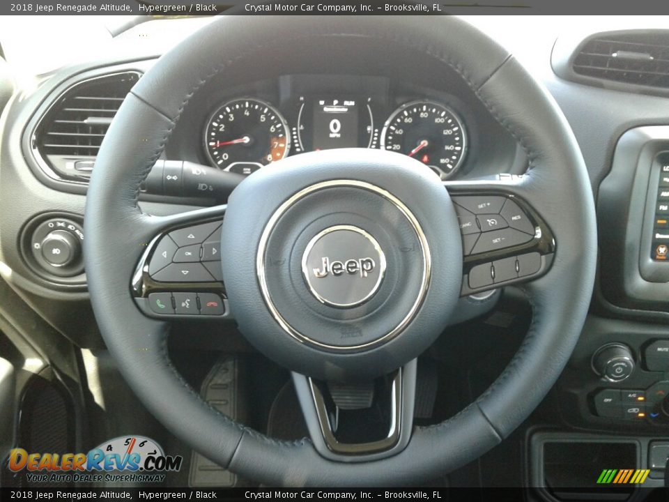 2018 Jeep Renegade Altitude Hypergreen / Black Photo #14
