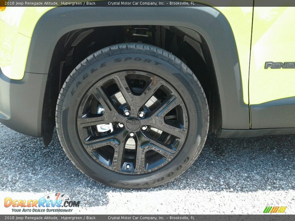 2018 Jeep Renegade Altitude Hypergreen / Black Photo #20