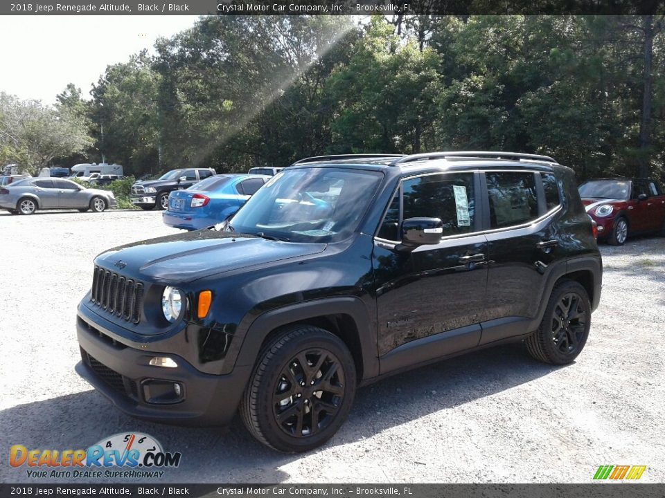 2018 Jeep Renegade Altitude Black / Black Photo #1