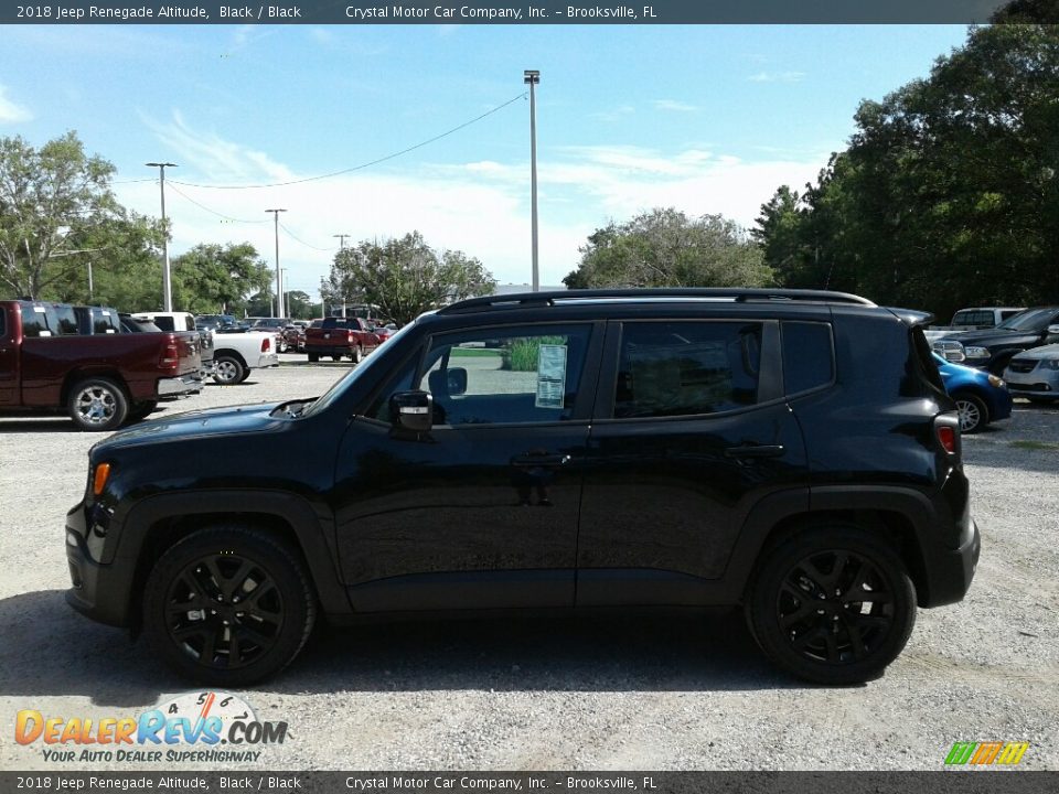 2018 Jeep Renegade Altitude Black / Black Photo #2