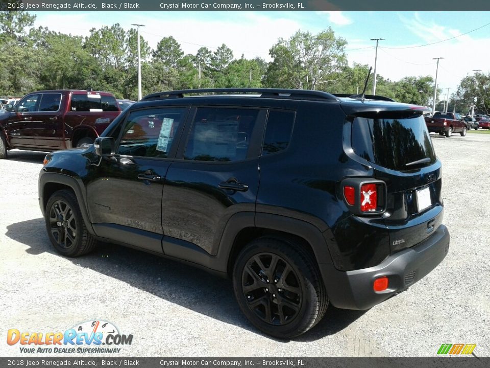 2018 Jeep Renegade Altitude Black / Black Photo #3