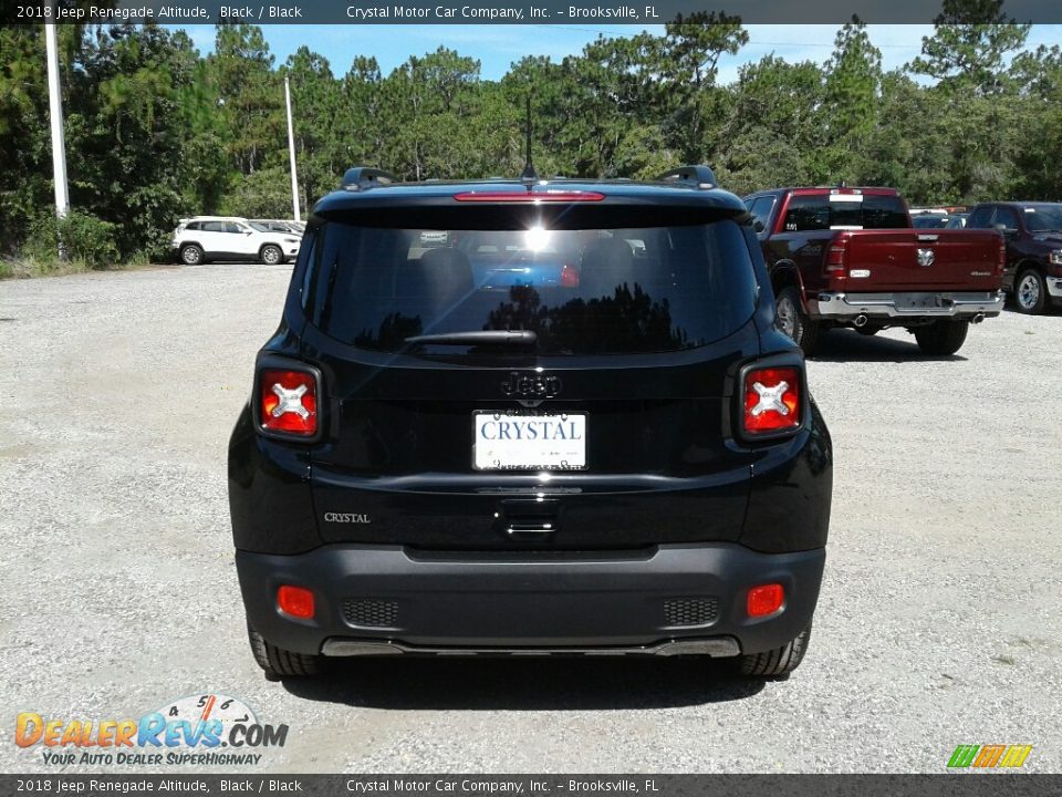 2018 Jeep Renegade Altitude Black / Black Photo #4