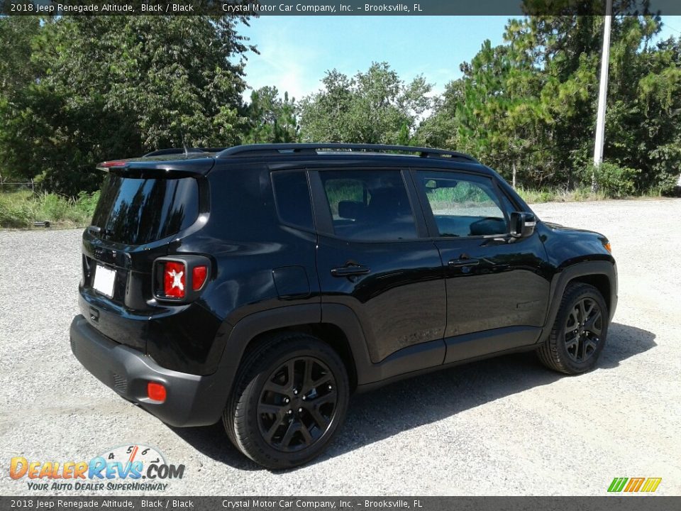 2018 Jeep Renegade Altitude Black / Black Photo #5