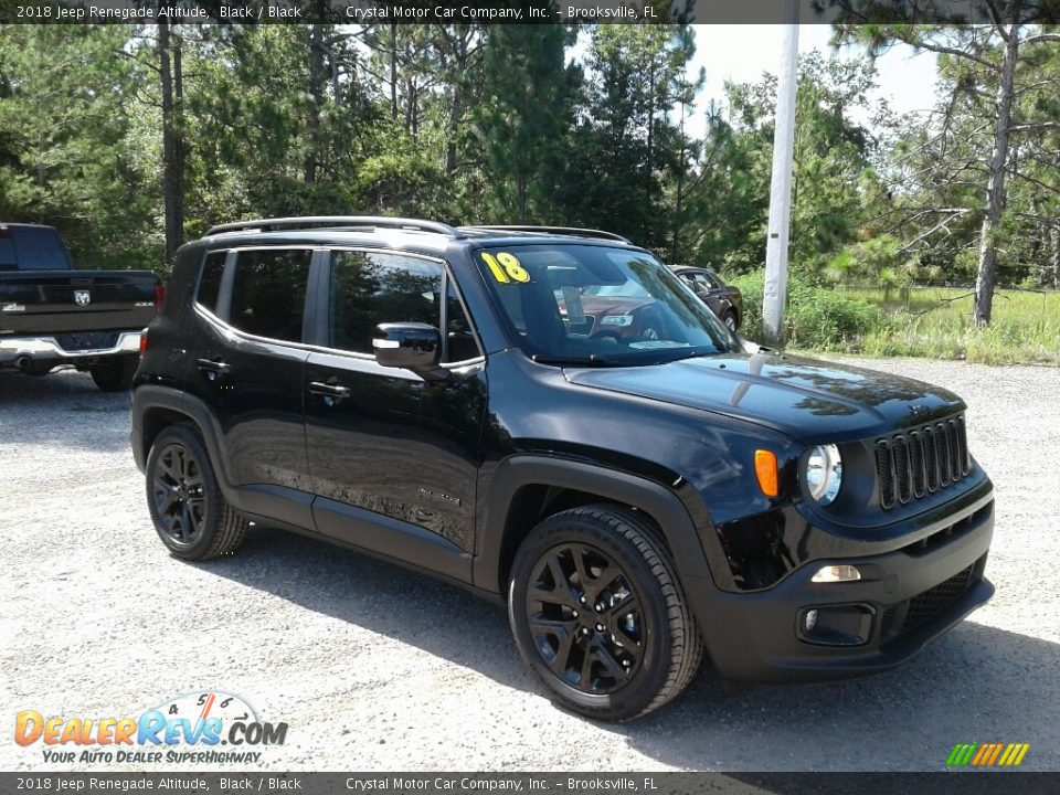 2018 Jeep Renegade Altitude Black / Black Photo #7