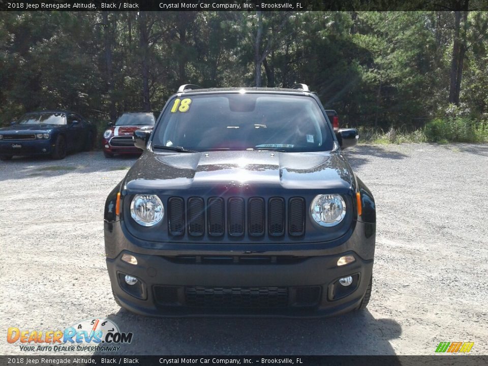 2018 Jeep Renegade Altitude Black / Black Photo #8