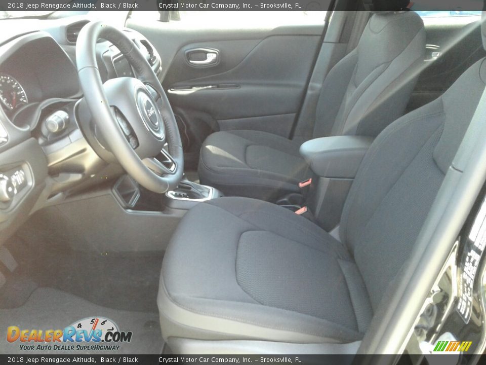 2018 Jeep Renegade Altitude Black / Black Photo #9