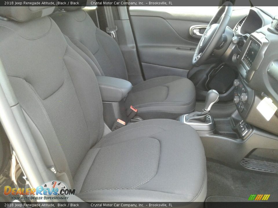 2018 Jeep Renegade Altitude Black / Black Photo #12
