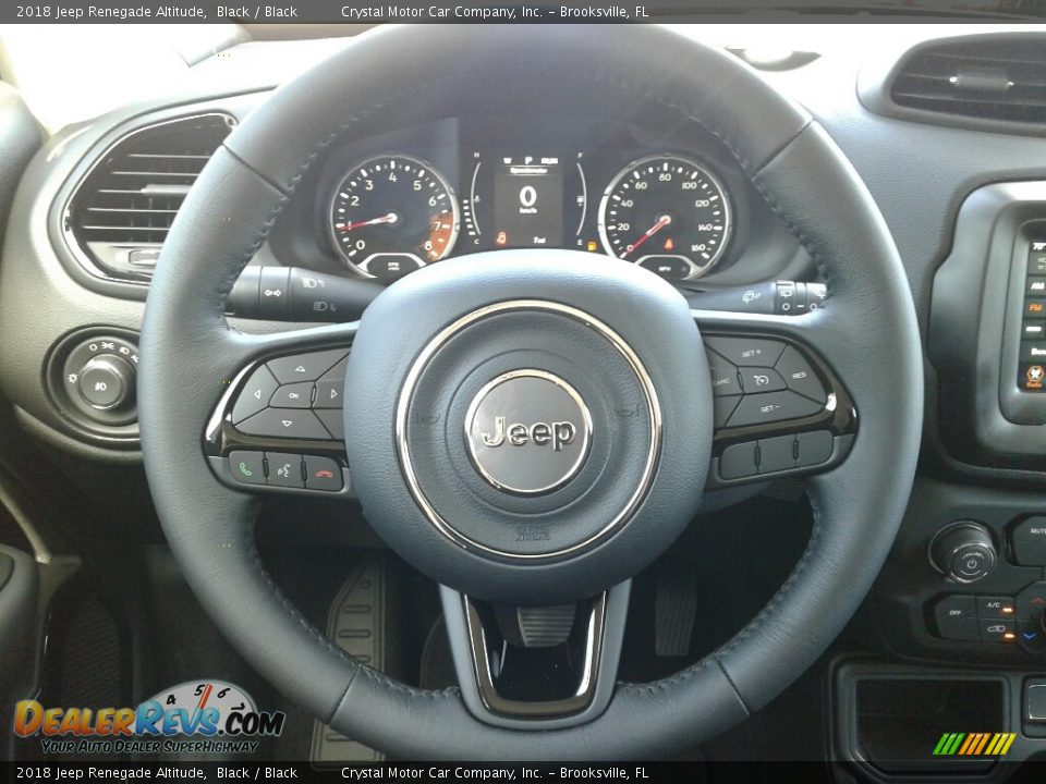2018 Jeep Renegade Altitude Black / Black Photo #14