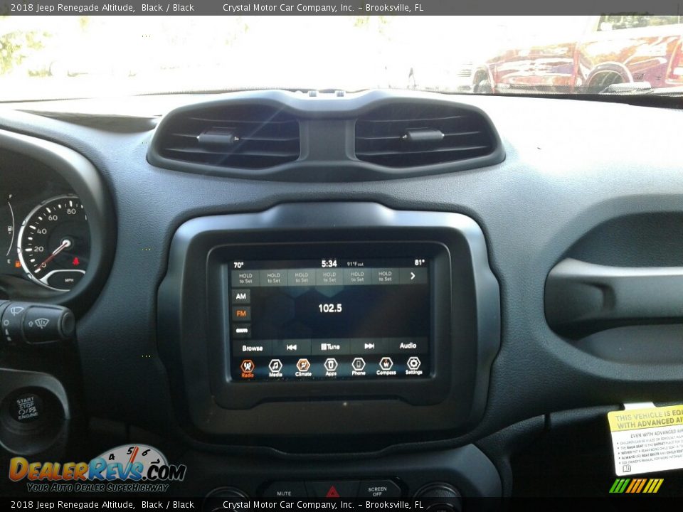 2018 Jeep Renegade Altitude Black / Black Photo #15