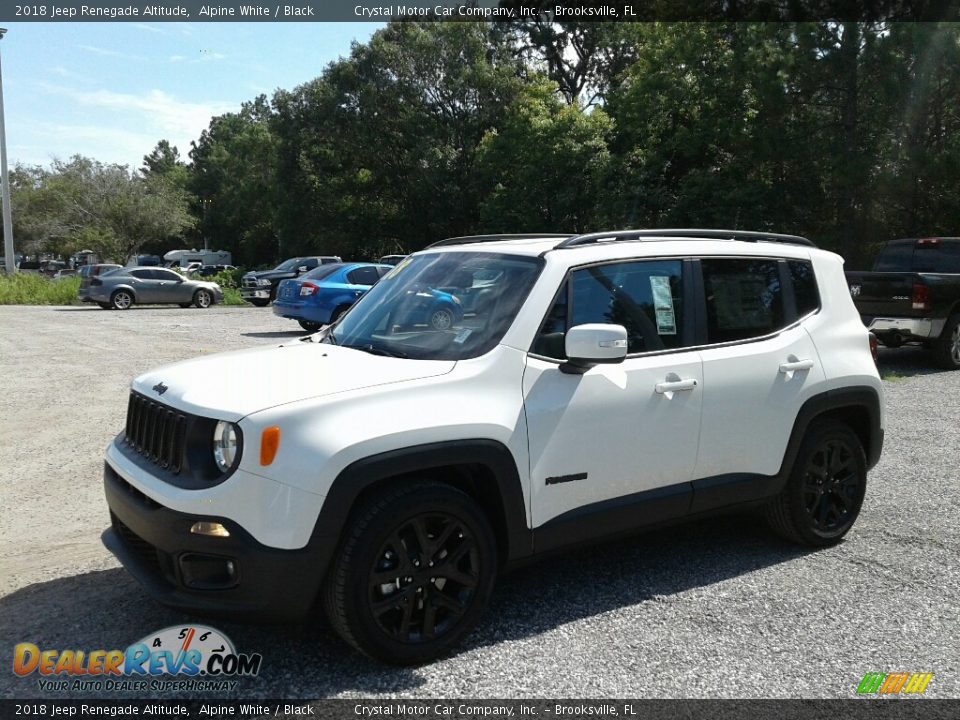 2018 Jeep Renegade Altitude Alpine White / Black Photo #1
