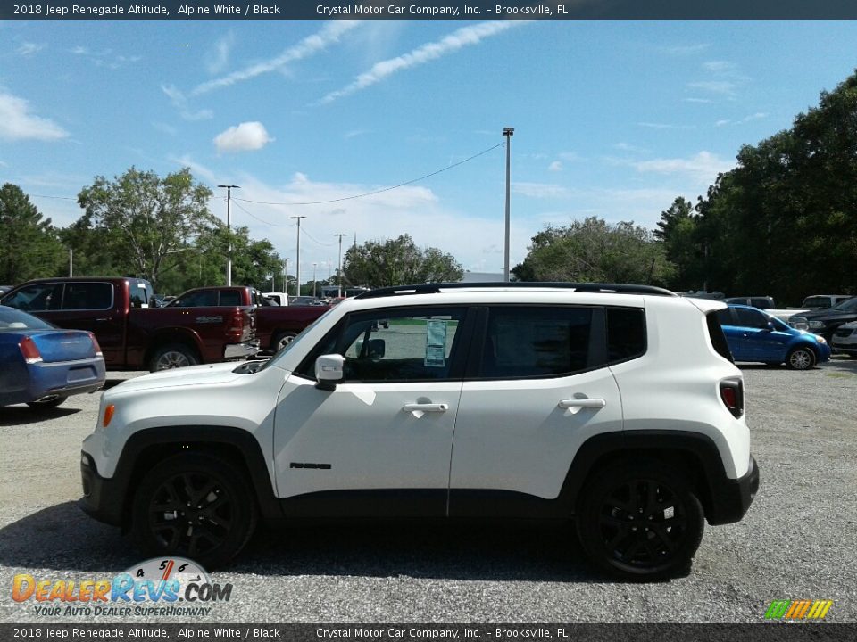 2018 Jeep Renegade Altitude Alpine White / Black Photo #2