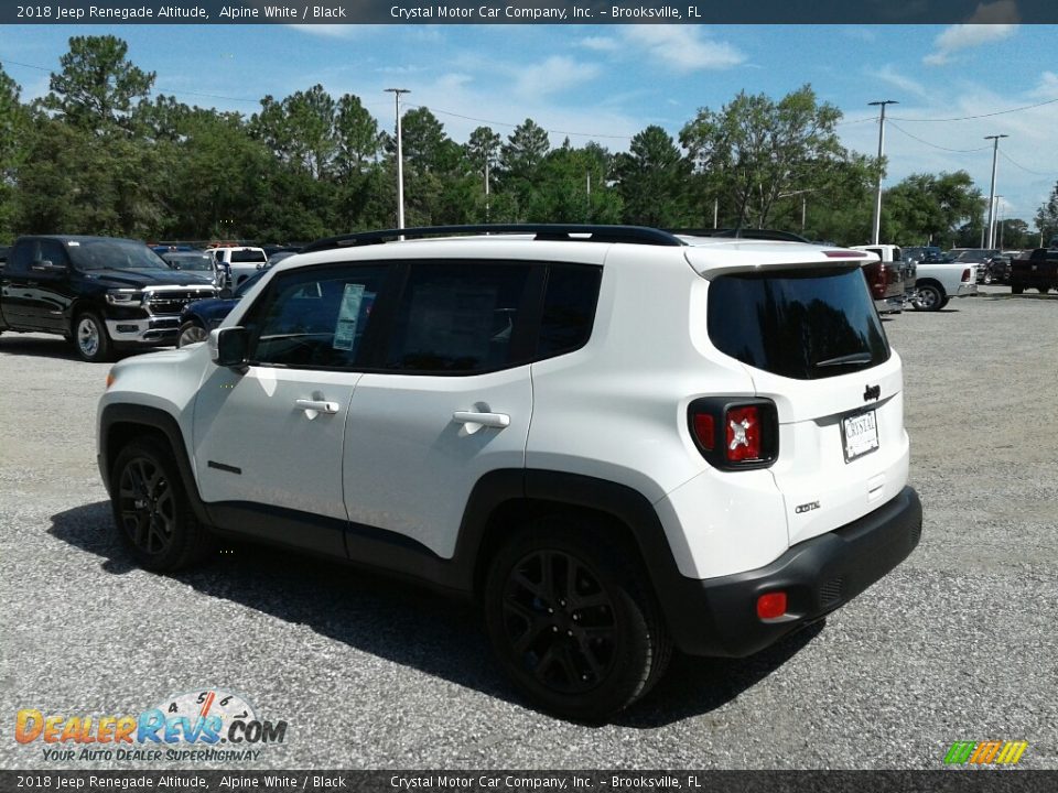 2018 Jeep Renegade Altitude Alpine White / Black Photo #3