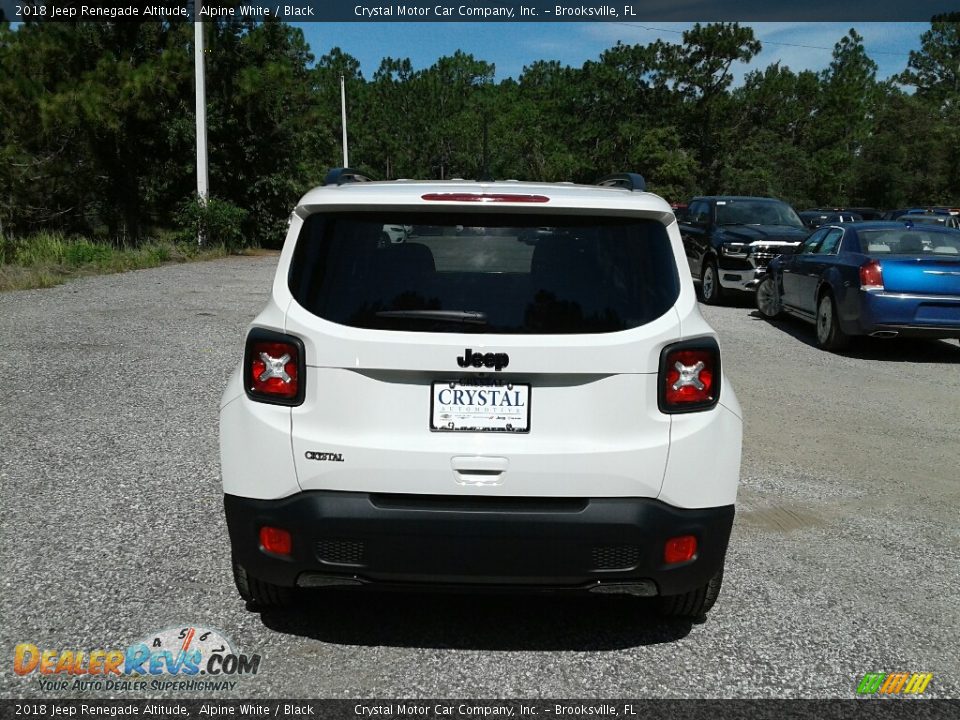 2018 Jeep Renegade Altitude Alpine White / Black Photo #4