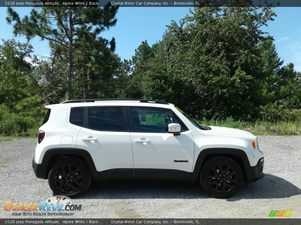 2018 Jeep Renegade Altitude Alpine White / Black Photo #6