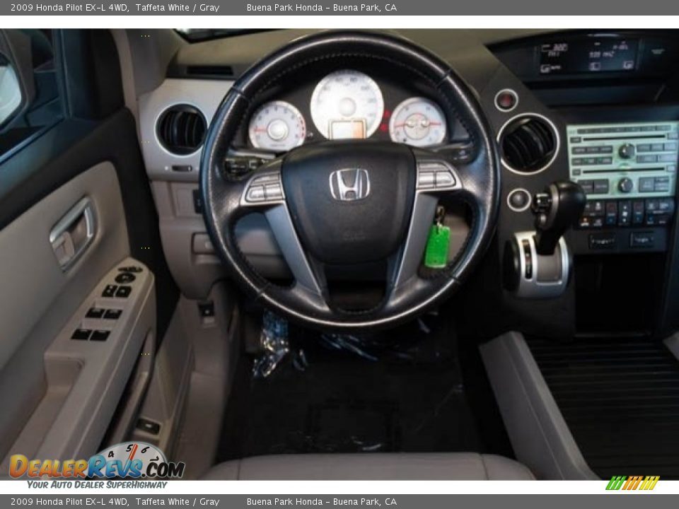 2009 Honda Pilot EX-L 4WD Taffeta White / Gray Photo #5